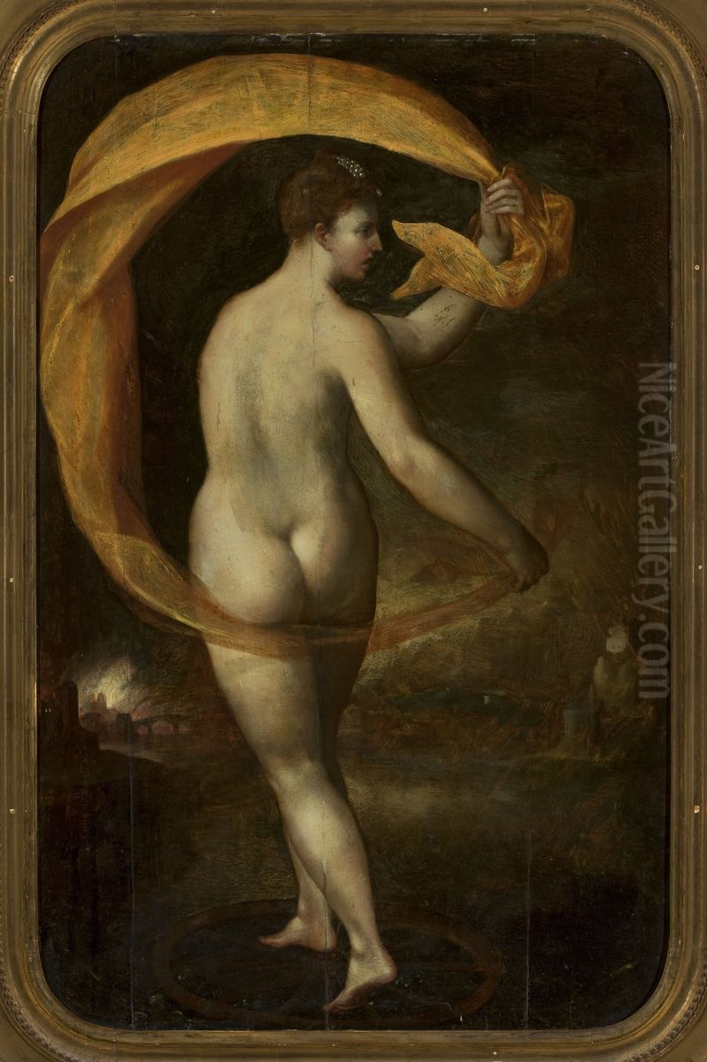 Allegory of Fortune Oil Painting by Bartholomeus Spranger
