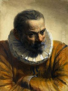 Study of a man with a ruff collar.