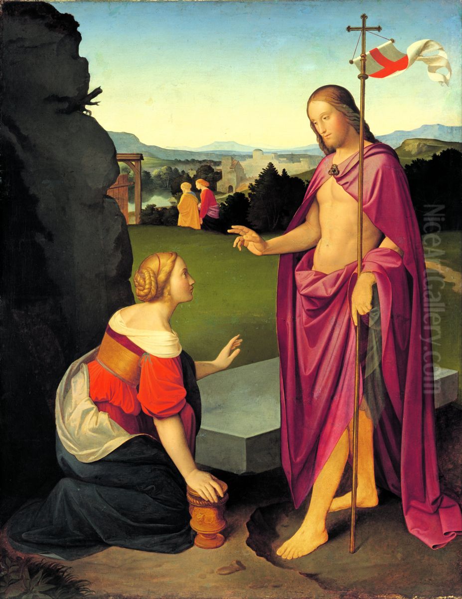 Easter Morning Oil Painting by Johann Friedrich Overbeck