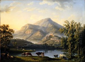 Landschaft mit Blick auf Itri