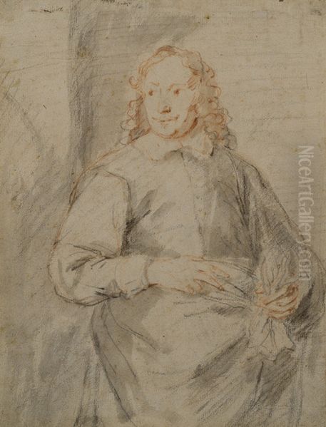 Portrait of a man Oil Painting by Jan Lievens