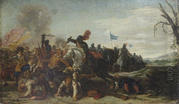 Cakatamart Oil Painting by Esaias Van De Velde