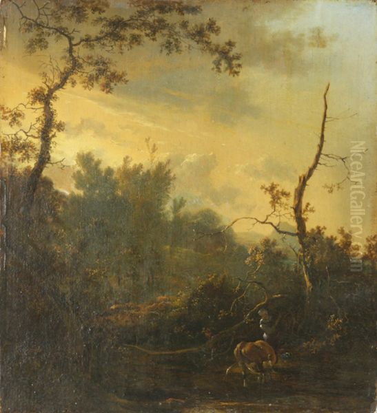 Bnankar figurnerov Oil Painting by Frederik de Moucheron