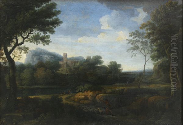 Landscape Oil Painting by Gaspard Dughet