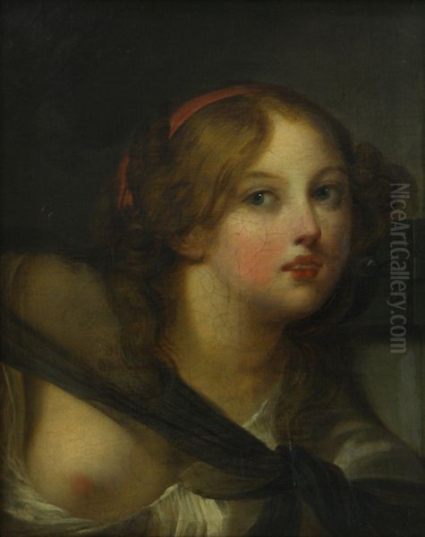 Agjka dimankar Oil Painting by Jean-Baptiste Greuze