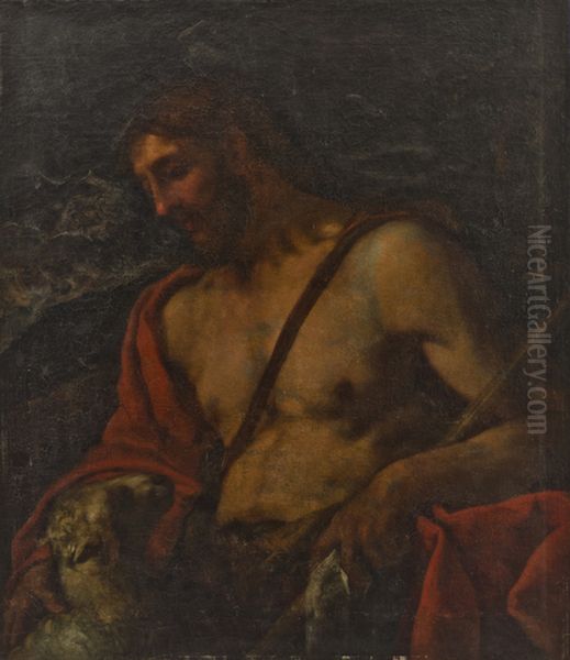 The Good Shepherd Oil Painting by Luca Giordano