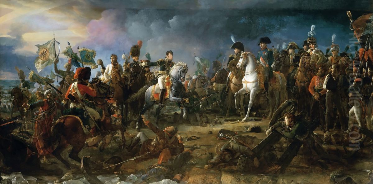 La bataille d'Austerlitz. 2 decembre 1805 Oil Painting by Francois Gerard