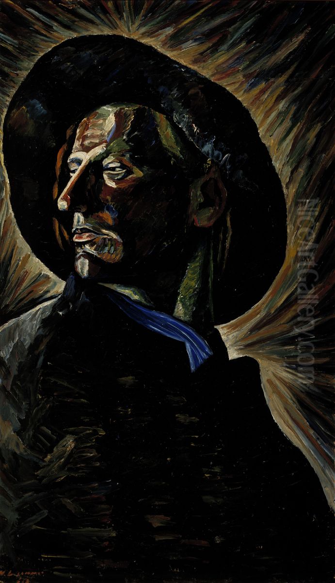 Self-portrait Oil Painting by Vilho Lampi