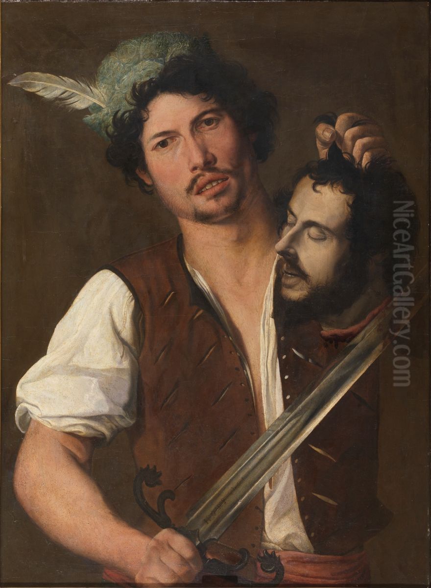 Executioner with the Head of John the Baptist Oil Painting by Orazio Gentileschi