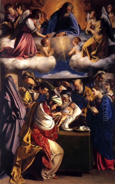 Circumcision Oil Painting by Orazio Gentileschi