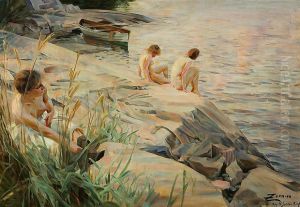 Bathing Girls (Outdoors)