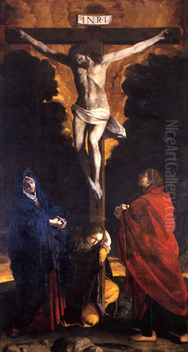 Crucifixion Oil Painting by Orazio Gentileschi