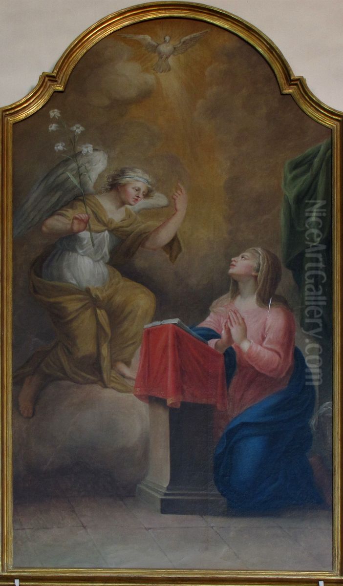 Annonciation Oil Painting by unknown