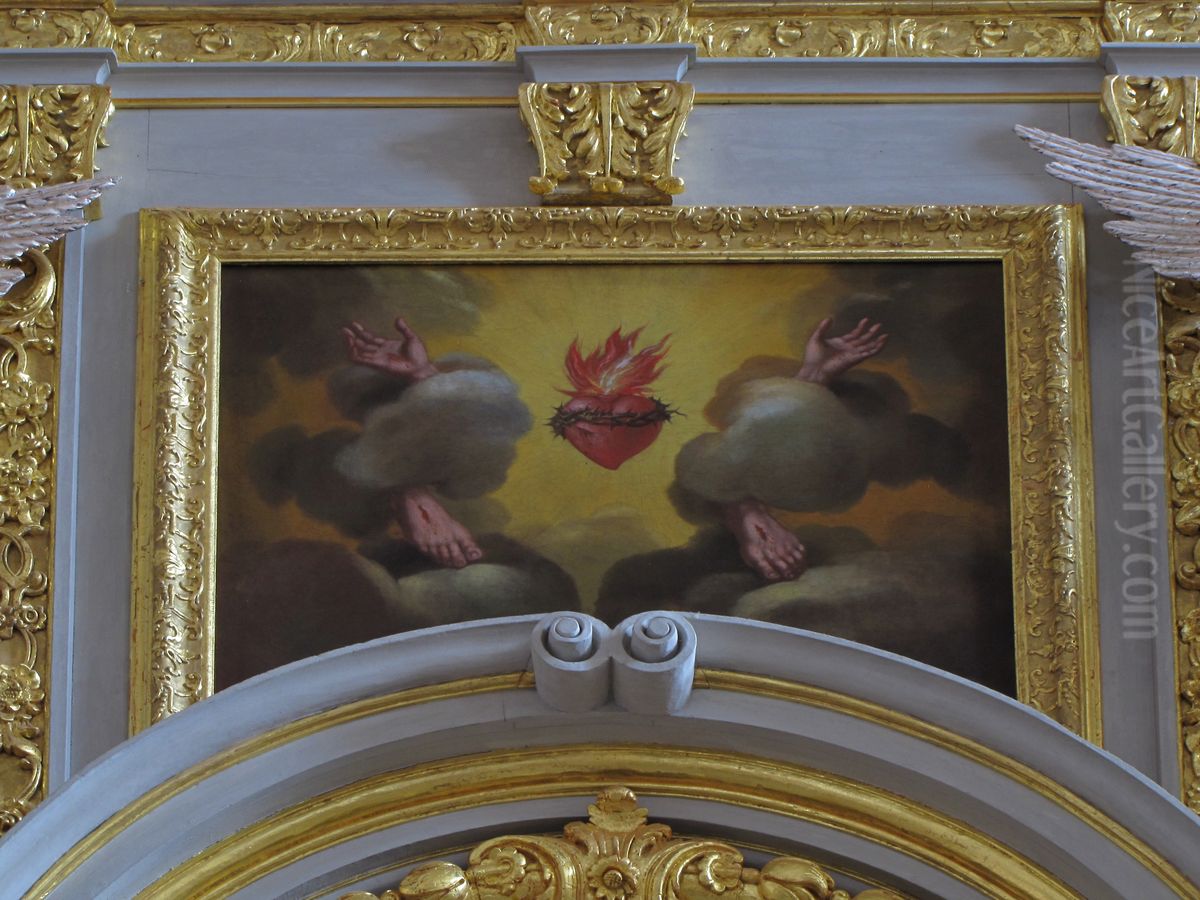 2 tableaux a Ebersmunster Oil Painting by unknown