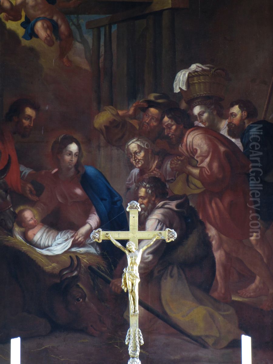 3 tableaux a Ebersmunster Oil Painting by unknown