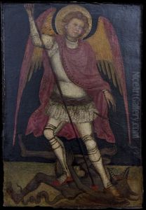 San Michele Arcangelo combatte contro Satana
