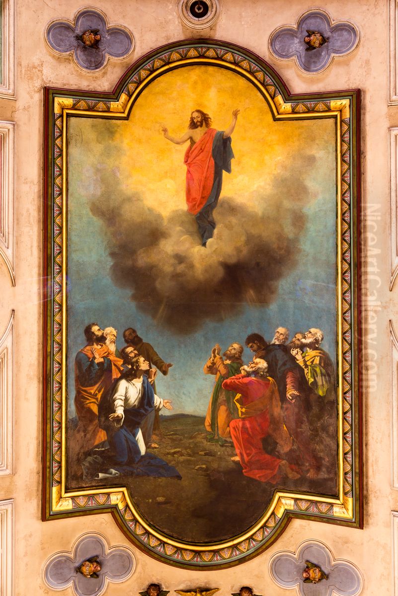 L'Ascension. Oil Painting by Guillaume Fouace