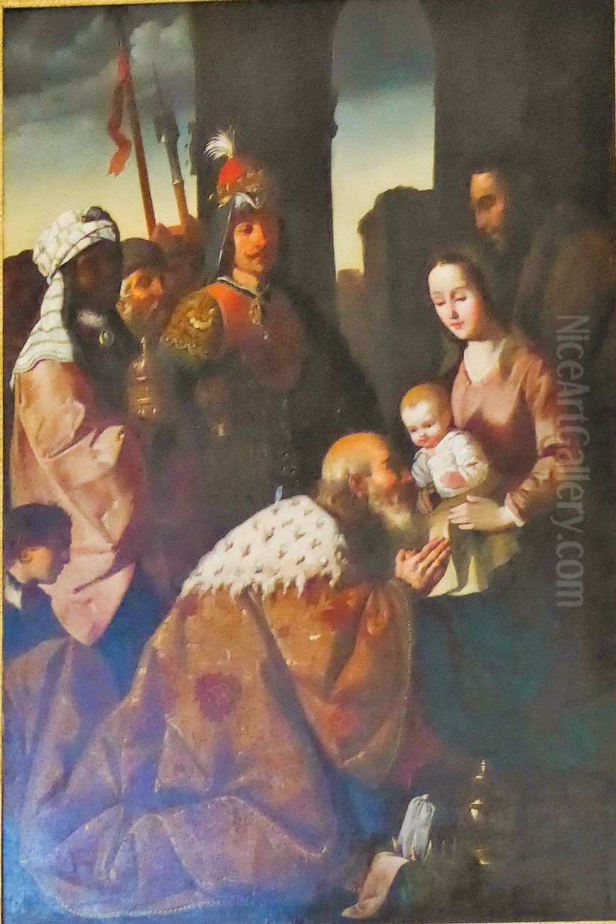Adoration of the Magi Oil Painting by Francisco De Zurbaran