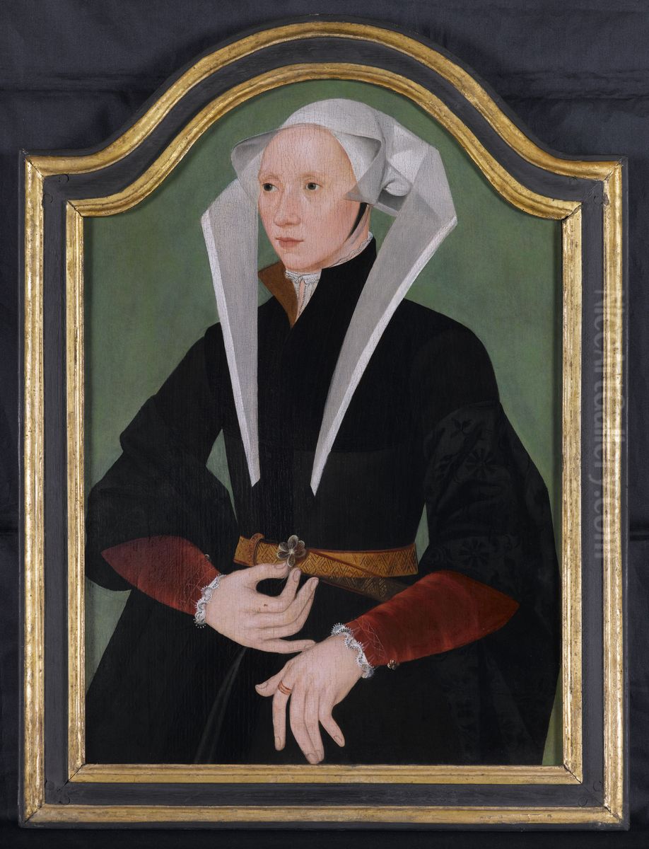 Thinking woman Oil Painting by Hans Holbein the Younger