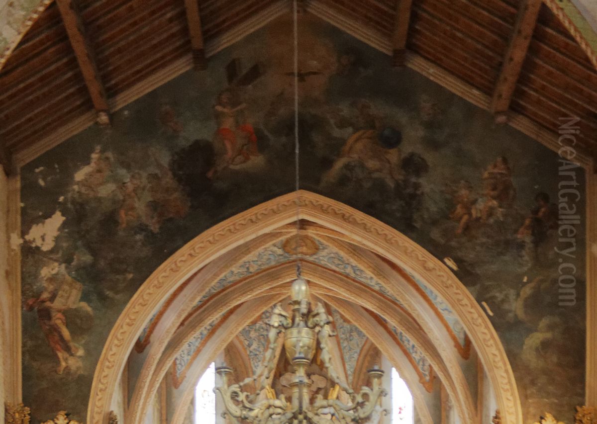 The Coronation of the Virgin Oil Painting by Jacques Gamelin