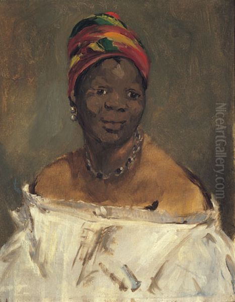 La Negresse Oil Painting by Edouard Manet