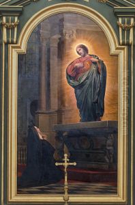 Vision de Marguerite-Marie, religieuse de la Visitation