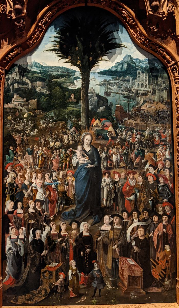 Palme eslute du sauveur pour victoire Oil Painting by Master of Amiens