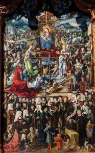 The Madonna with the Trinity, numerous biblical persons and donors