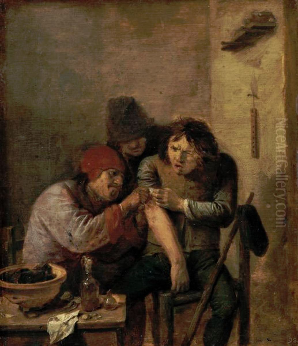 Touch Oil Painting by Adriaen Brouwer