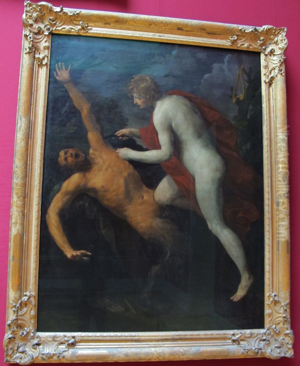 Apoll schindet Marsyas Oil Painting by Guido Reni