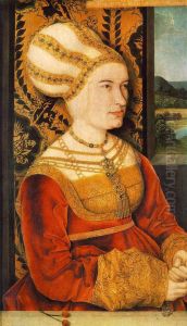 Portrait de Sibylla (ou Sybilla) von Freyberg (nee Gossenbrot)