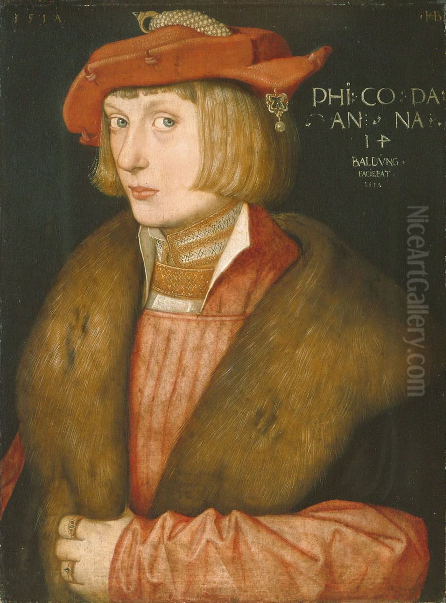 Pfalzgraf Philipp der Kriegerische / Bildnis des Pfalzgrafen Philipp des Streitbaren Oil Painting by Hans Baldung Grien