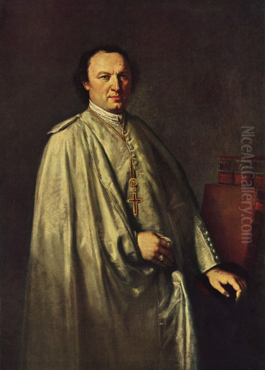 Portrait of Michael Gilbert Oil Painting by Moritz Kellerhoven