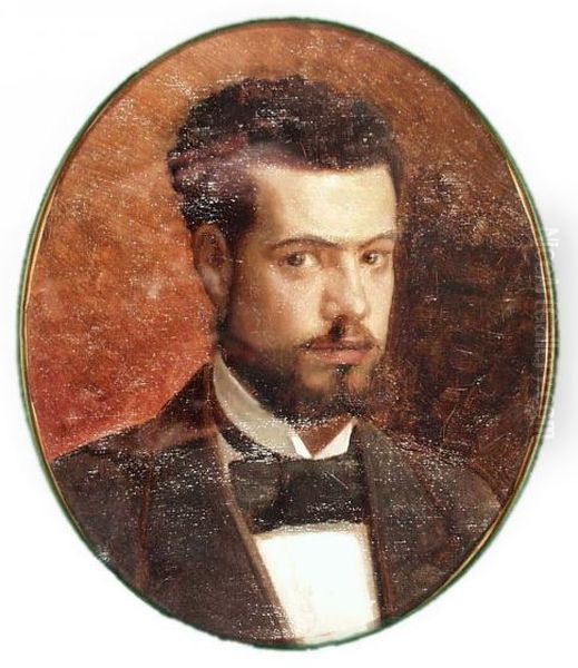 Self-portrait Oil Painting by Gunnar Berndtson