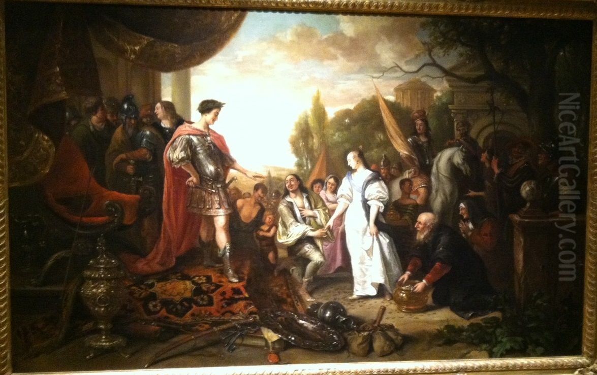 Generosity of Scipio Oil Painting by Jan Steen