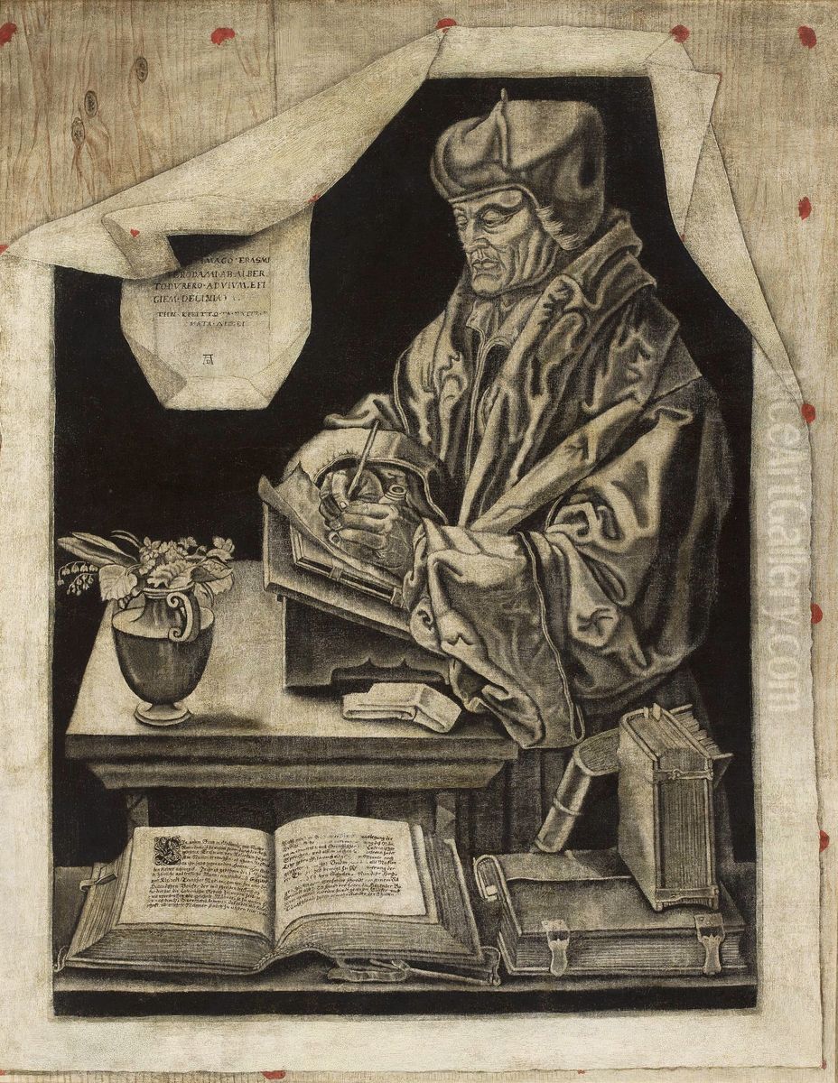 Trompe l'oeil Oil Painting by Albrecht Durer