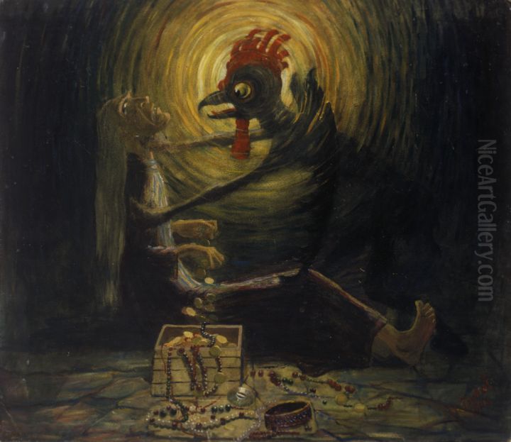 the Goblin Oil Painting by Aleksander Promet