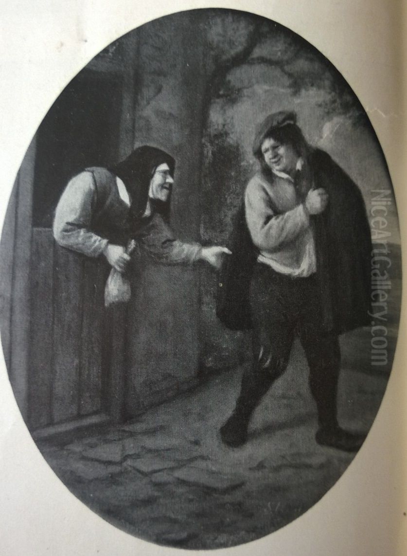 De afgewezen minares Oil Painting by Jan Steen