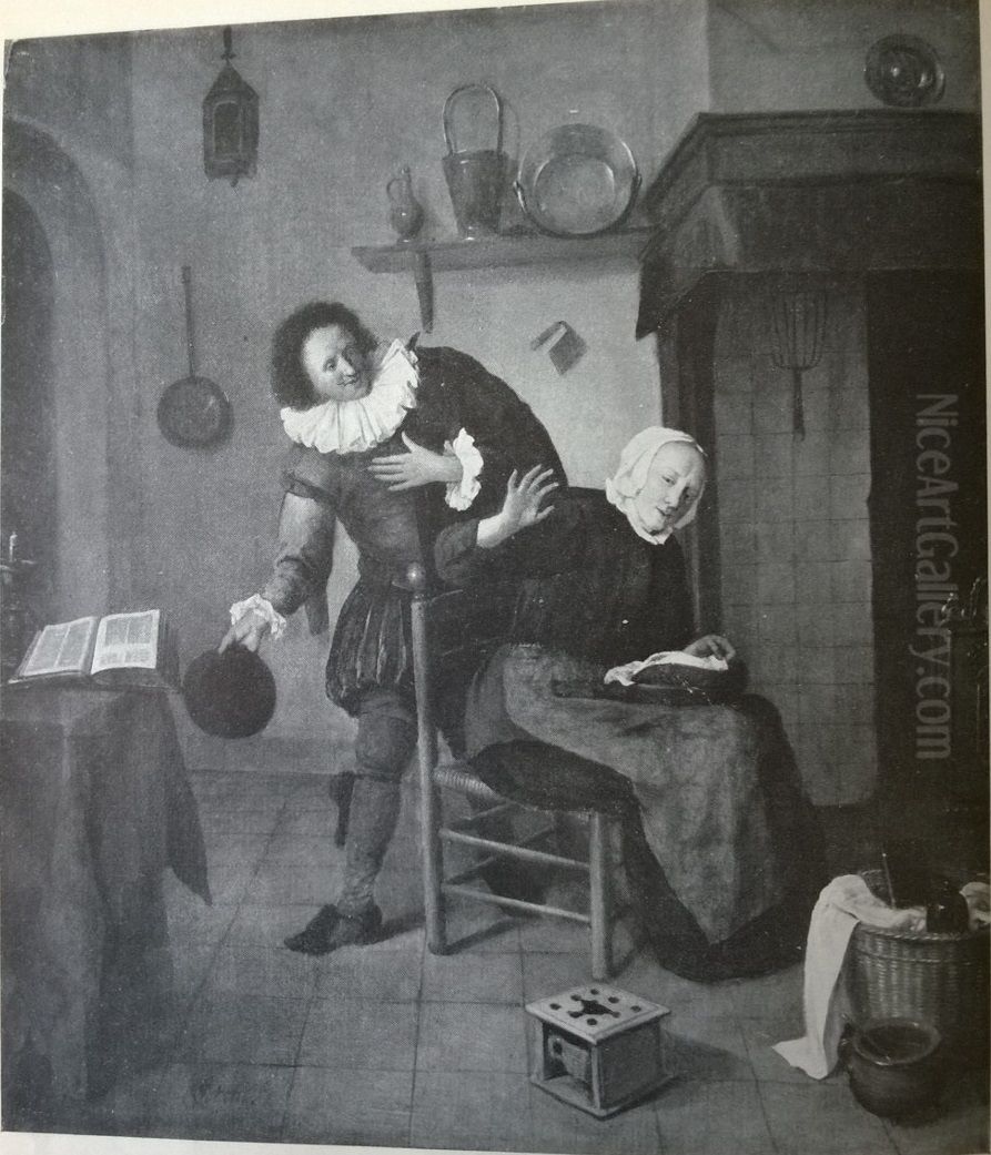 Menistenvrijage Oil Painting by Jan Steen