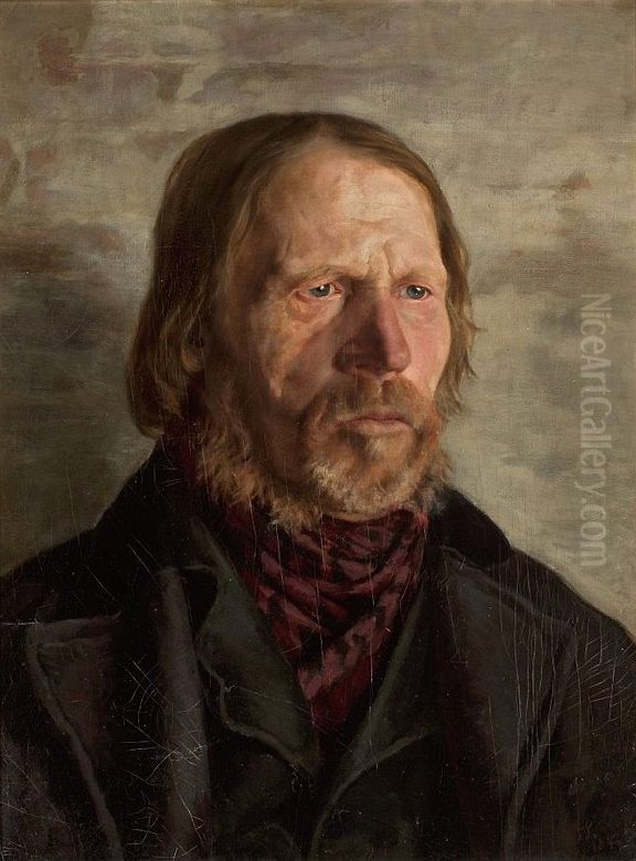 Ruthenian Oil Painting by Kazimierz Pochwalski