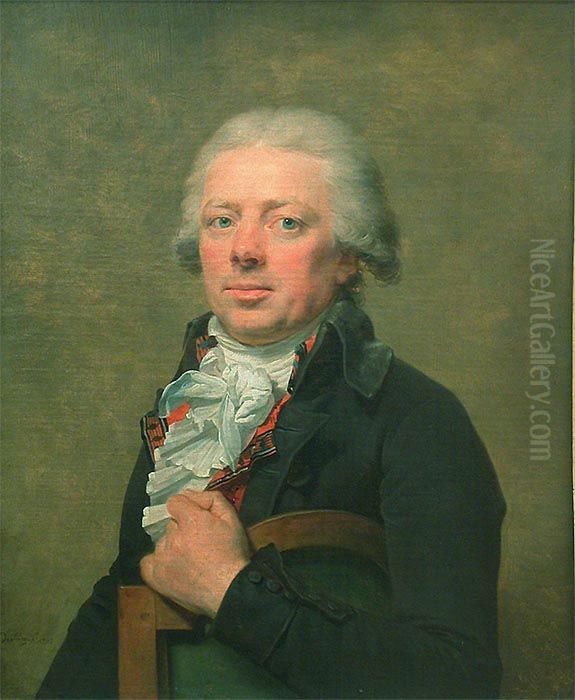 Louis-Charles Maigret (m.1840) Oil Painting by Martin Drolling