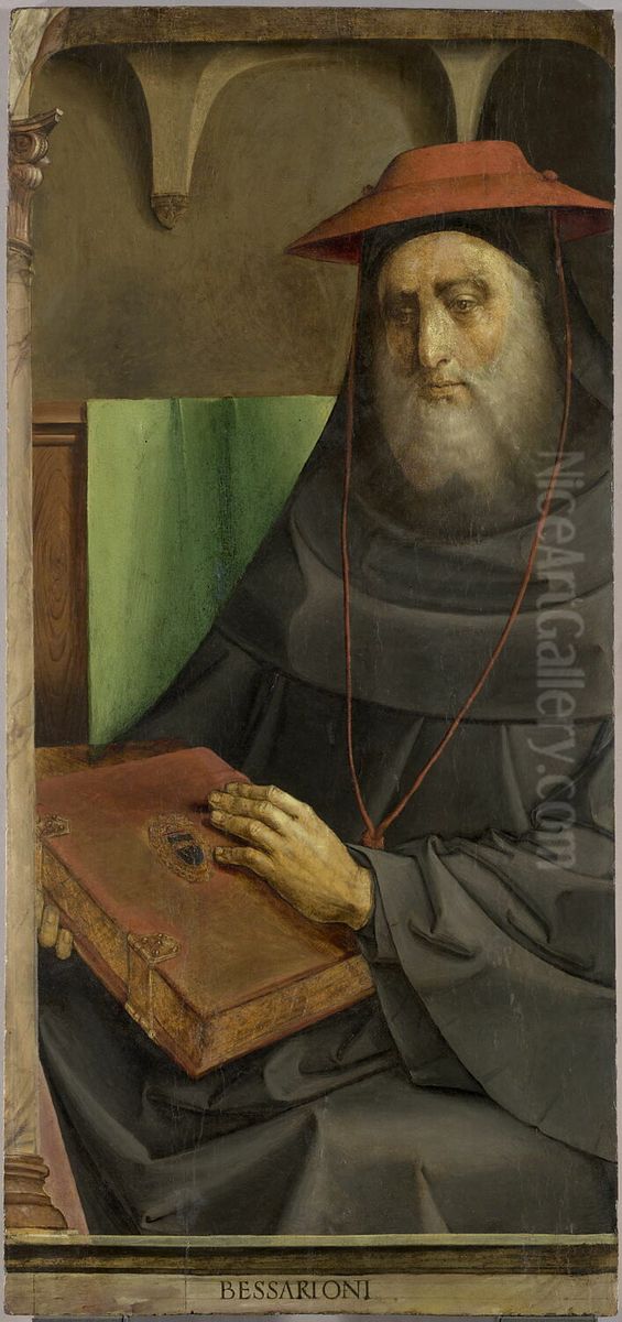 Cardinal Bessarion (1403-1472) from the series 'Illustrious Men' Oil Painting by unknown