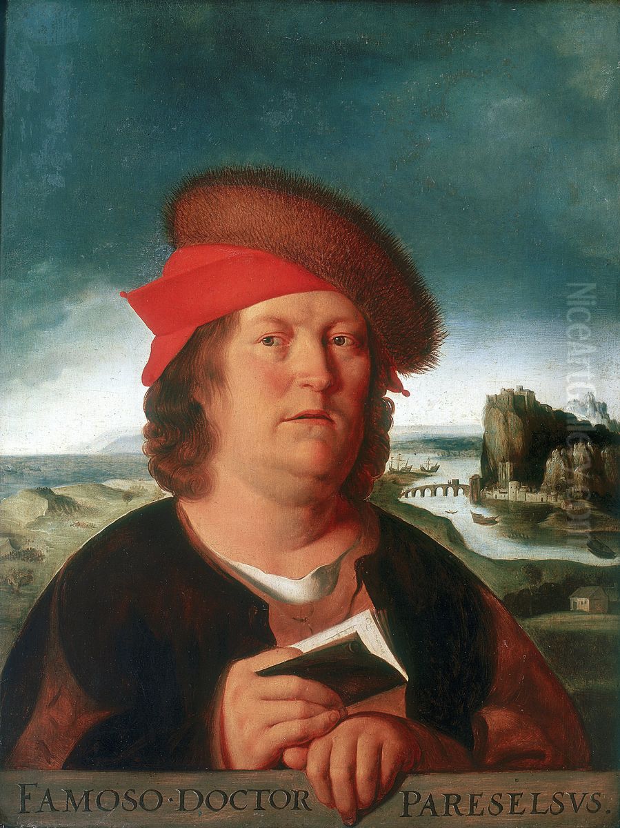 Paracelsus Oil Painting by Quinten Metsys