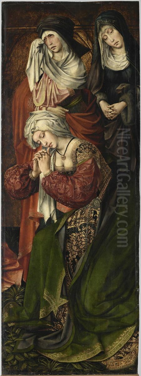 De drie treurende Maria's Oil Painting by Colijn de Coter