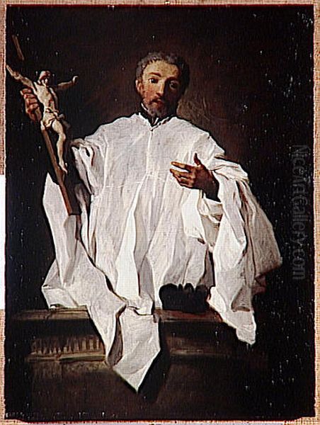 Saint John of Avila's portrait Oil Painting by Pierre Subleyras