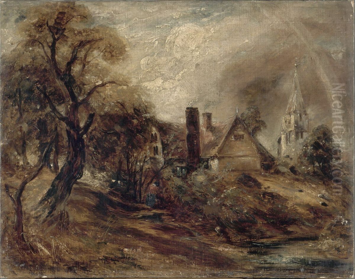 L'Arc-en-ciel Oil Painting by John Constable