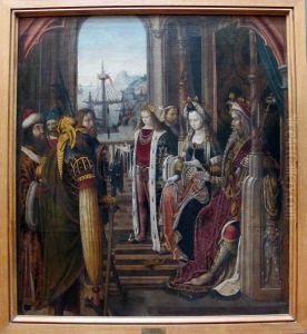 A Pagan King Sends Ambassadors to Ask for Saint-Ursula's Hand in Marriage