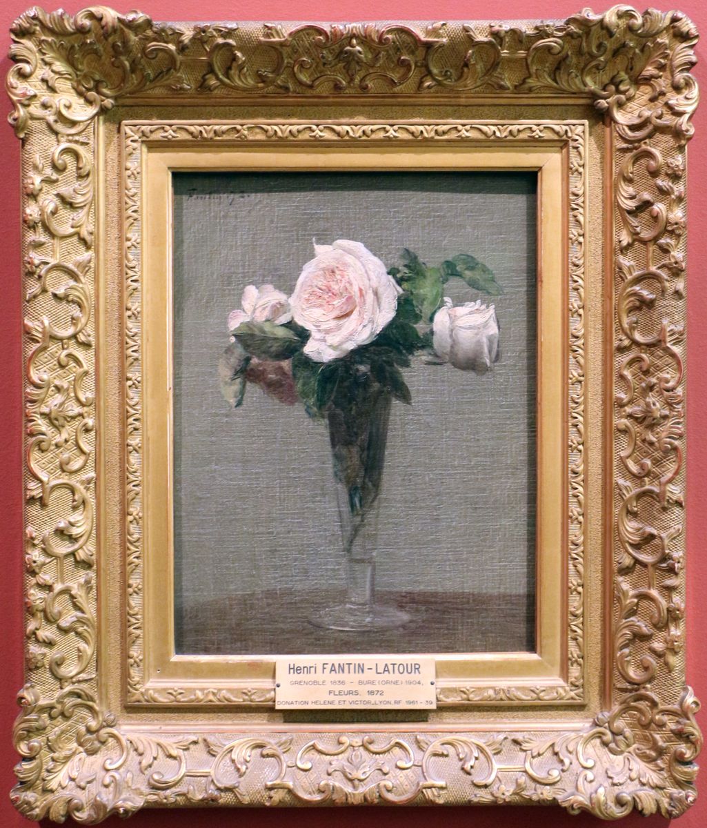 Fleurs Oil Painting by Henri Fantin-Latour