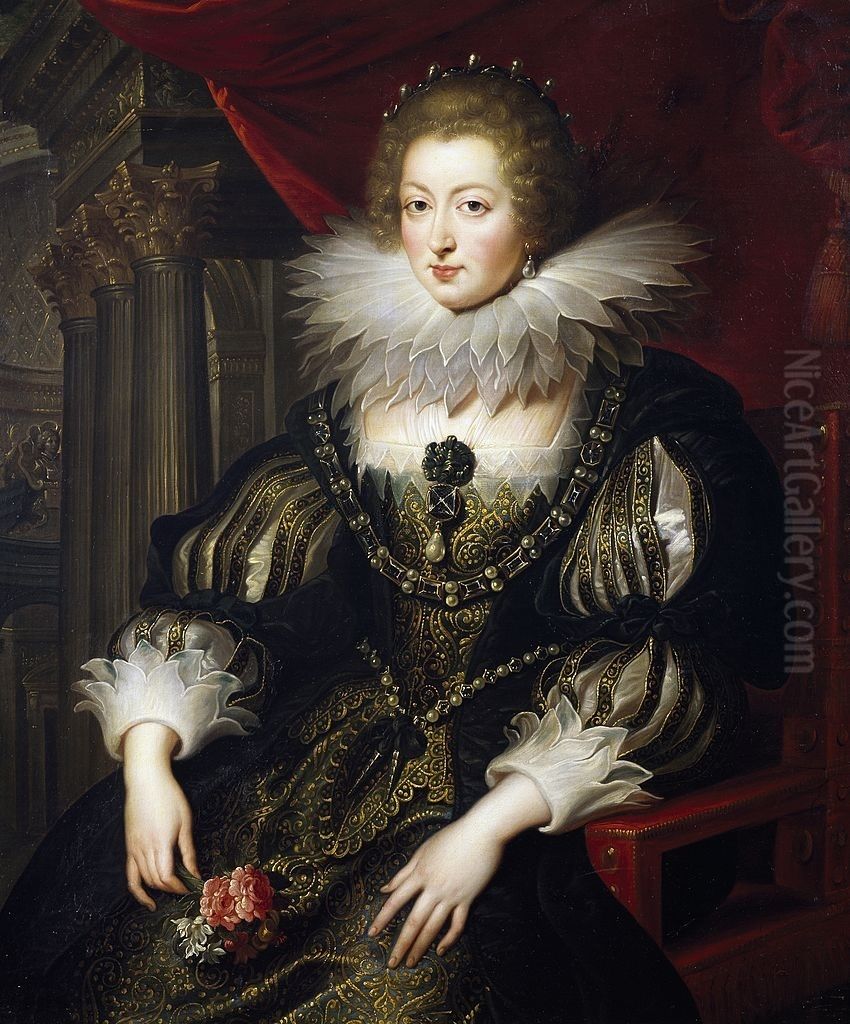 Anne d'Autriche, reine de France Oil Painting by (studio of) Rubens, Peter Paul
