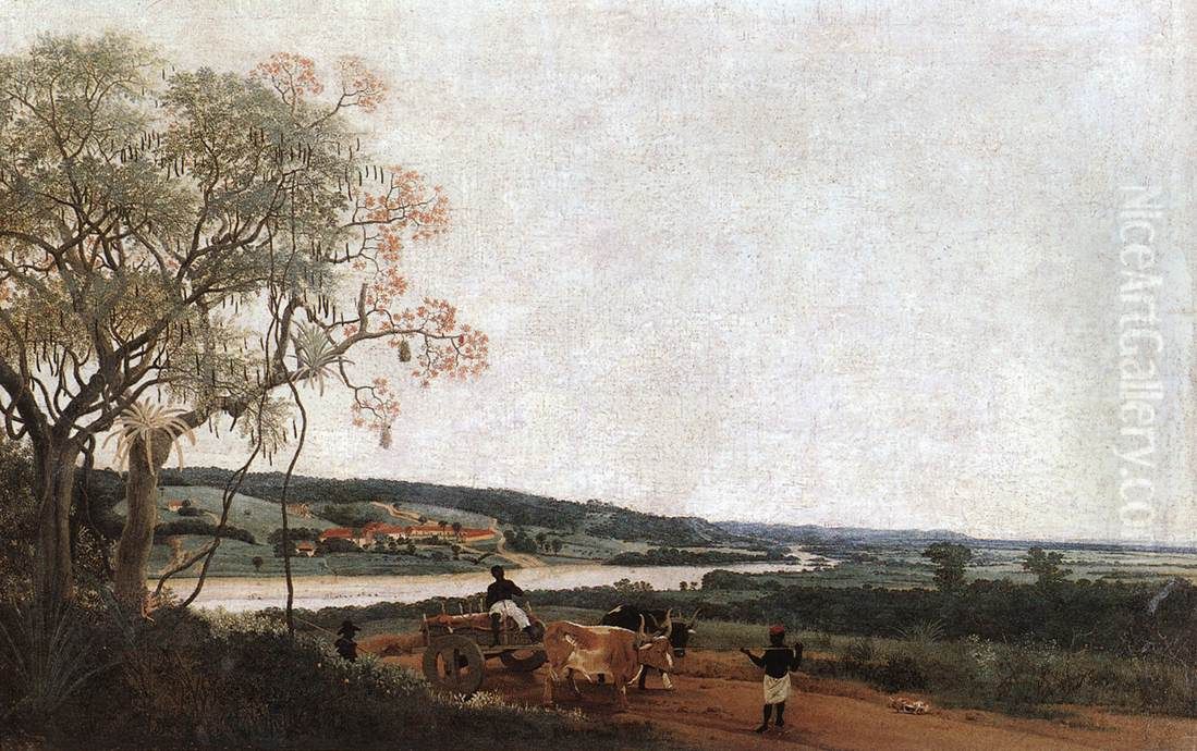 The Ox Cart Oil Painting by Frans Post